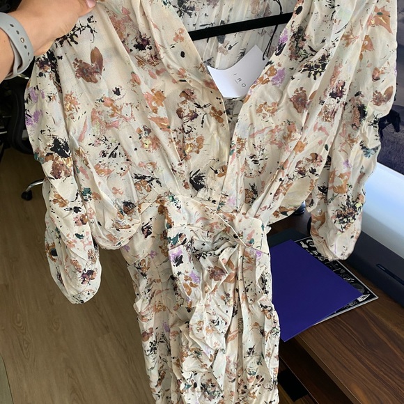 IRO MURA FLORAL PRINTED MINI DRESS - Picture 6 of 6